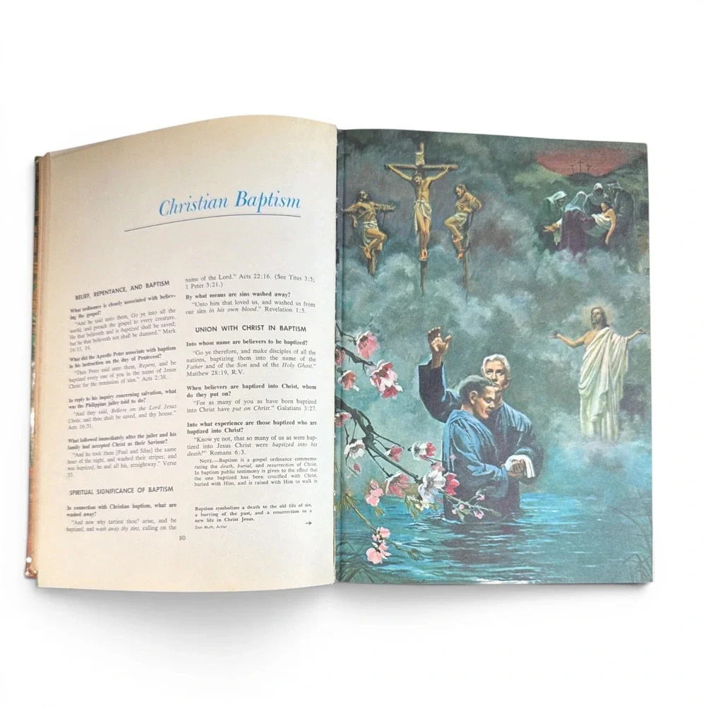VTG 1962 Bible Readings for the Home Hardcover Illustrated Review and Herald SDA